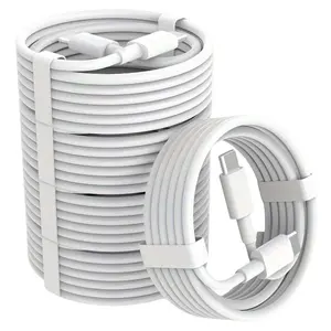 Apple USB-C to USB-C Fast Charging Cable Set (5 Pack), Supports 20w High-Speed Data Transfer, Compatible with iPhone 15/16, Macbook Pro/air, iPad Series