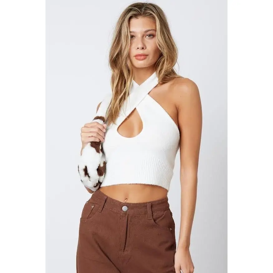 Fuzzy Halter Top