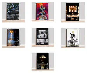 J.Cole Bundle Album Posters – Hip Hop Wall Art for Bedroom & Living Room, No Frame
