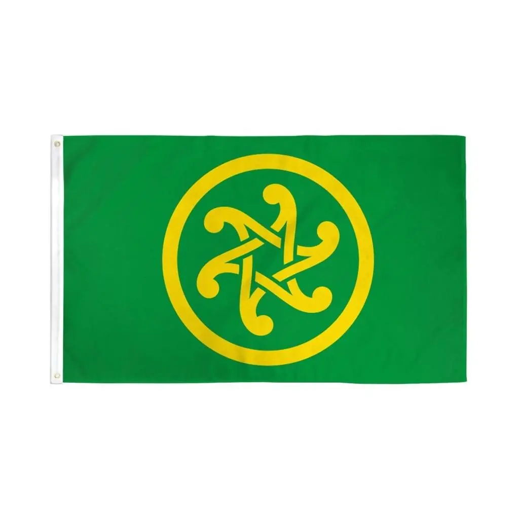 Pan-Celticism Flag Banner, 3x5ft Polyester Banner with Bold Print and Dye Sublimation for Home & Festive Party Decor, Banners
