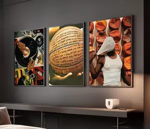 Urban Black Man Art, Afro American Fashion Print, Man Room Decor, Product without frame