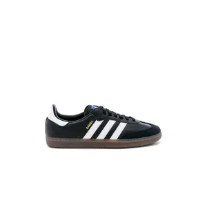 adidas Originals Samba OG Sneaker in Black, White, & Clear Granite