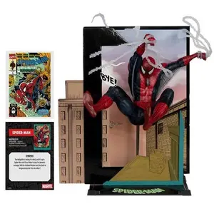 Marvel Collection 1:10 Scale Posed Spider-Man Figure with Scene from Spider-Man #6