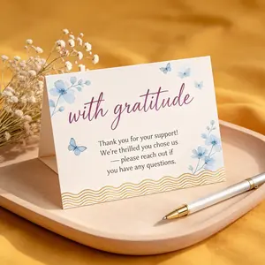 4-SOVS Brand Thank You Letter – Complimentary Gift Insert (1 Count)