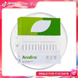 [New] AnaEra Green Tea Makeup Cleansing Oil | Light Facial Cleansing Oil, Deep Clean Pores, Makeup Blackhead Remover, Gentle Cleansing, Dewy Finish, Soft Glowy Skin, Great for All Skin Types (30× 1.8g),Summervibes