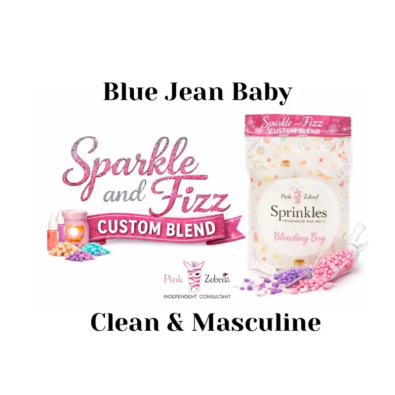 Pink Zebra Wax Melts Custom Blend BLUE JEAN BABY - 3.75 oz bag