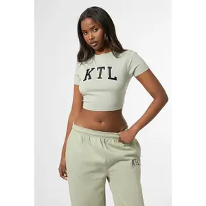Kaiia KTL Logo Baby Tee Sage