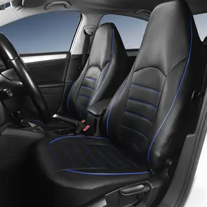 Universal PU Leather Car Seat Covers, 2/5 Seats Full Set – Waterproof, Stylish & Airbag Safe, Fits Most Cars, SUVs & Trucks – Must-Have Car Interior Upgrade, Car Accessories