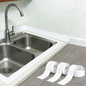 Self-adhesive sealing tape, kitchen sink sealing tape, bathroom corner, toilet, bathtub floor and wall corner protection strips, sealant, bathroom accessories