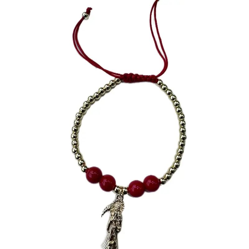Santa Muerte Thread Bracelet Santa Muerte Thread Bracelet