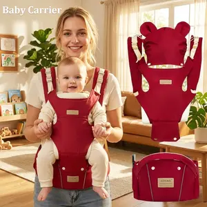 Multifunctional Baby Carrier, Adjustable Lightweight Ergonomic Carrier, Front and Back Use, Adjustable Kangaroo Style, Hands-Free, Suitable for Infants to Toddlers, Breathable Carrier, Mother's Day Gift