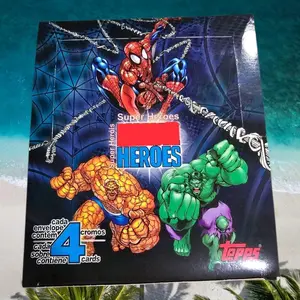 WaveRips FunCards Superheroes trading cards sold by packs