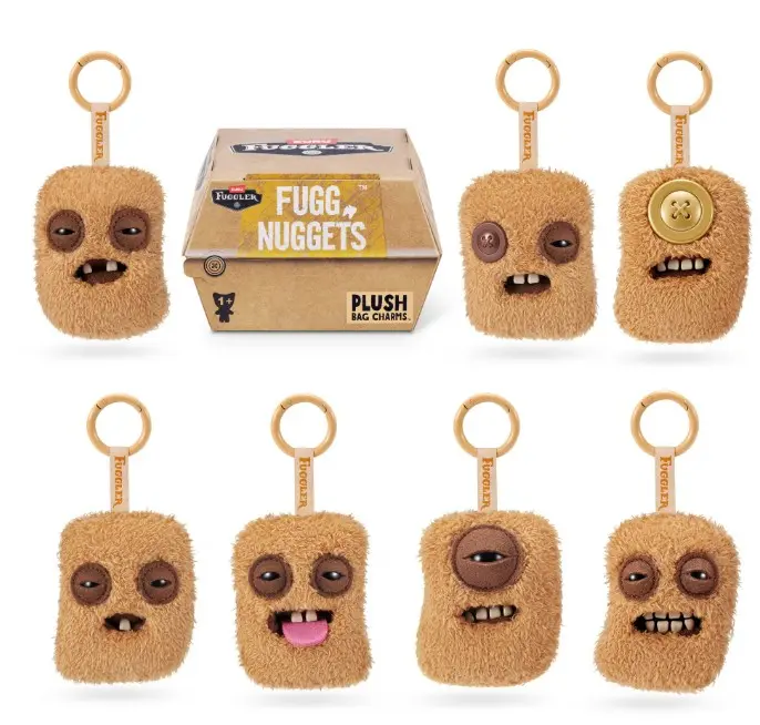 Fuggler Fugg Nuggets 3.5 Inch Collectible Keyring by ZURU - Ugly Monster Plush Toy for Kids Ages 1+