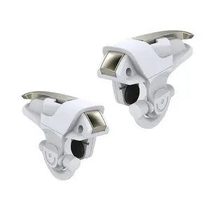 Mobile Game Controller Turbo Fire Joystick for Fortnite COD Compatible Android iOS White Uncharged