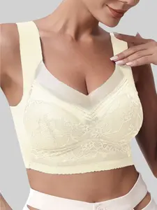 EssElegance FZ-1/2/3PCS Women‘s Seamless Push Up Bra with Wireless Support, in Silky-Soft & Airy Breathable Fabric for Effortless Daily Wear