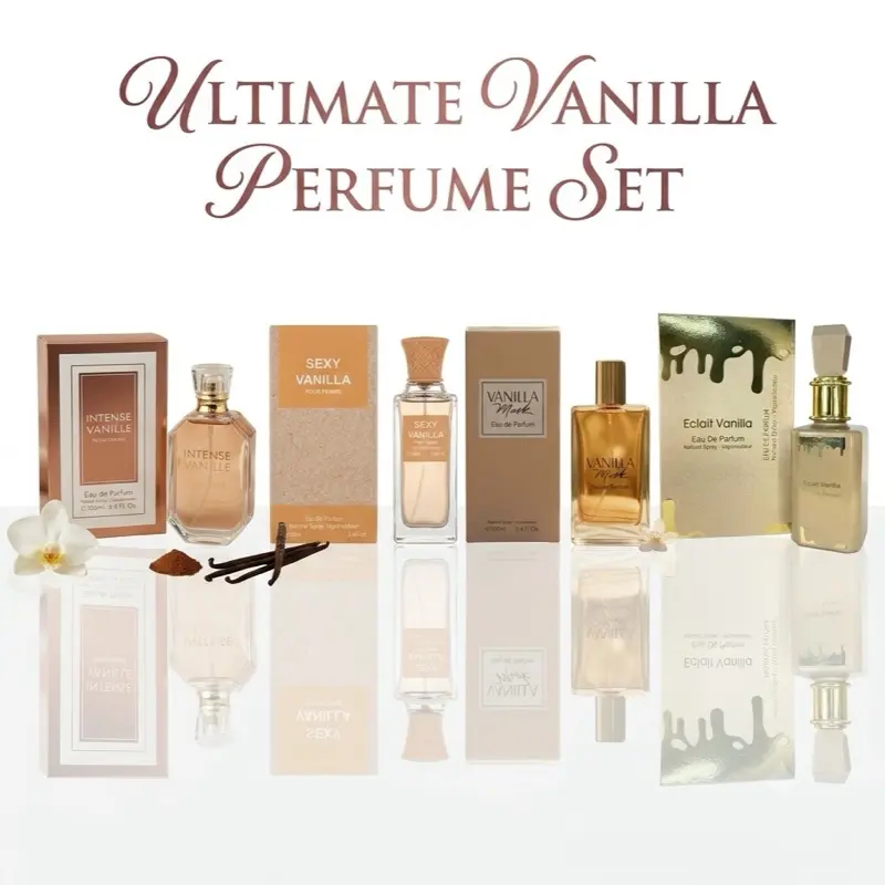 Ultimate Vanilla Perfume Bundle - 3.4oz EDP Full-Size Fragrance Set