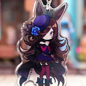 Rice Shower - 3" Rounded Acrylic Keychain