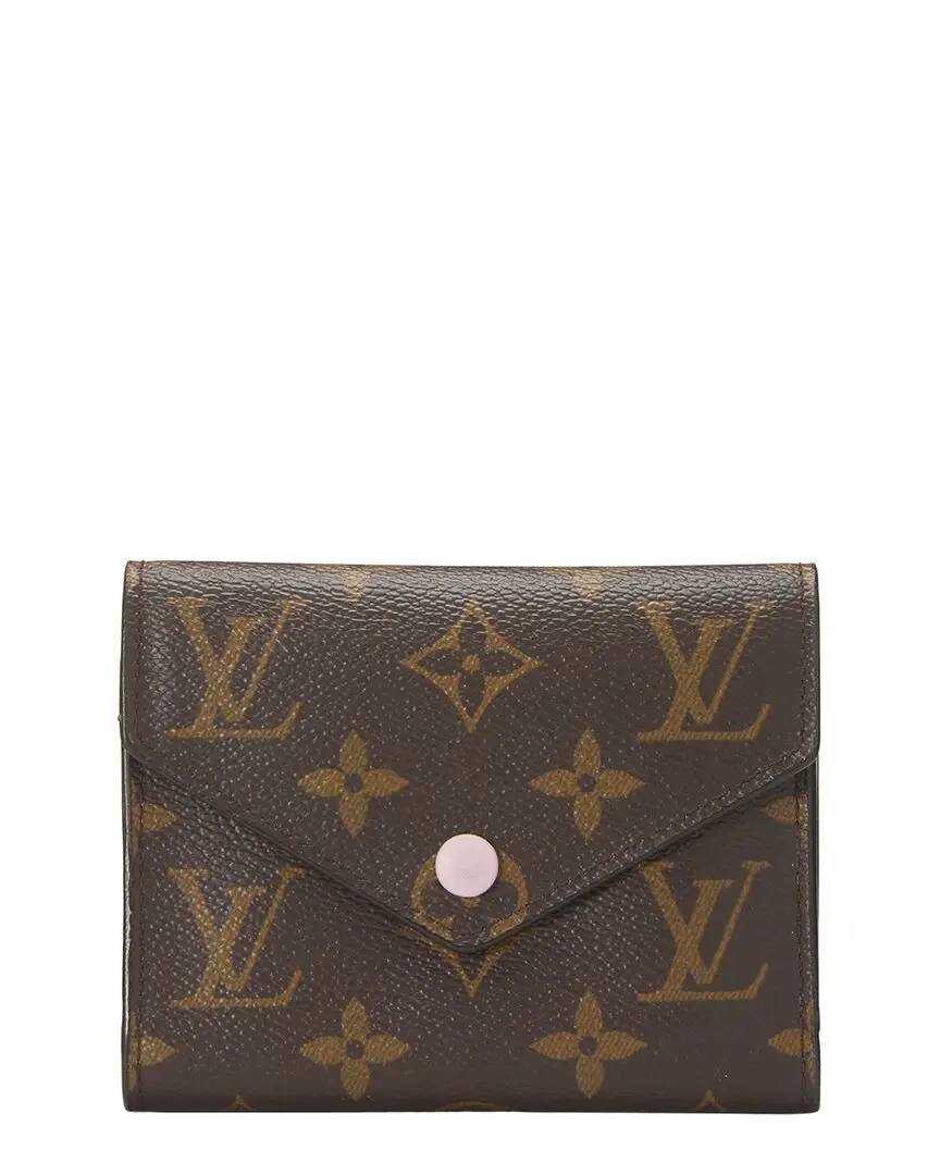 Louis Vuitton Brown Monogram Canvas Victorine Wallet (Authentic Pre-Loved)
