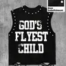 Men's Casual Fashion Letter Print Rivet Tank Top for Summer