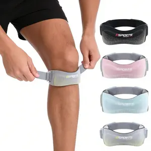 Double-Layer Patella Strap Knee Brace - Silicone Cushioning, Breathable Comfort & Flexible Compression for Sports Protection