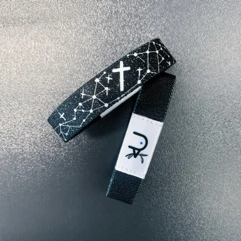Zenrise Faith Over Fear Bible Verse Unisex Spirituality Wristband - 7.1" Length, 1PACK, Unique Jewelry Accessory for Anyone Connected to Faith, Accessories for Women, US-Standard Fabric, Phone-Ready Design