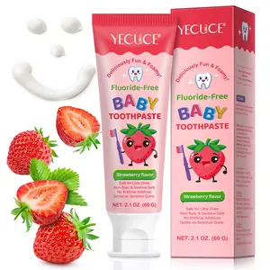 Yecuce Fluoride-Free Toothpaste with Xylitol, Natural Cavity Protection for Sensitive Gums, Suitable for Kids Under 12