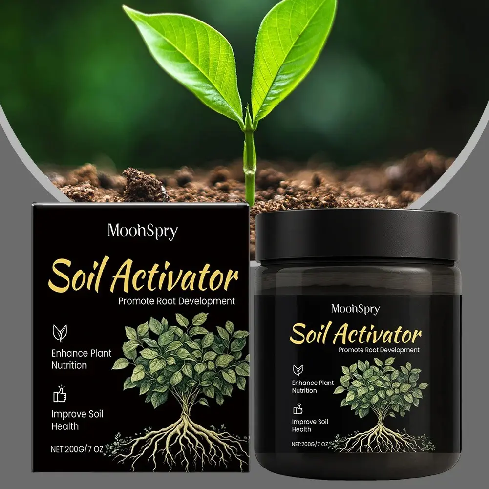 Natural Soil Conditioner for Improved Soil Structure, Enhances Plant Growth, Ideal for Indoor Potted Plants, Organic Soil Amendment, Soil Revitalizer, Planting Soil Additive