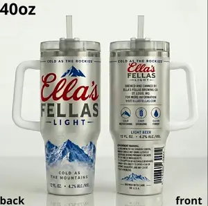 Ella's Fellas 40oz Tumbler, Country Music Lover Tumbler