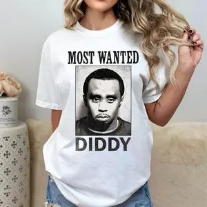 Wanted Diddy Shirt, Diddy Shirt, Wanted P.Diddy Shirt, 2024 Shirt, Police Mugshot Photo Of Diddy Shirt