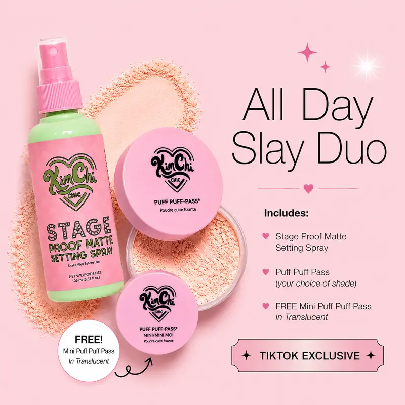 [TikTok Exclusive] All Day Slay Duo - Puff Puff Pass, Setting Spray, Mini Me
