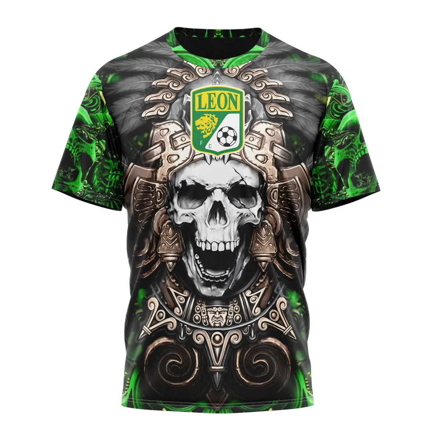 LIGA MX Club Leon Special Aztec Skull Design ST2301