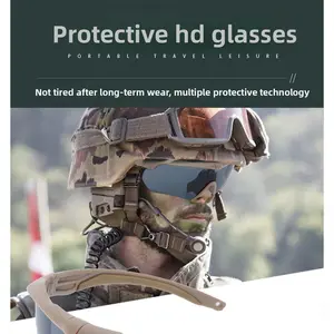 Outdoor military fans special forces tactical glasses military fans actual combat military exercises tactical shooting bulletproof myopia polarized glasses