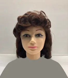 Ladies Curly Mullet - Adult
