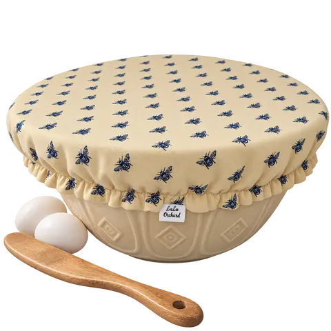 Large & XL Sourdough Bowl Cover, Reusable. Food-Safe Waterproof Lining, Eco-friendly, Sustainable, Prints