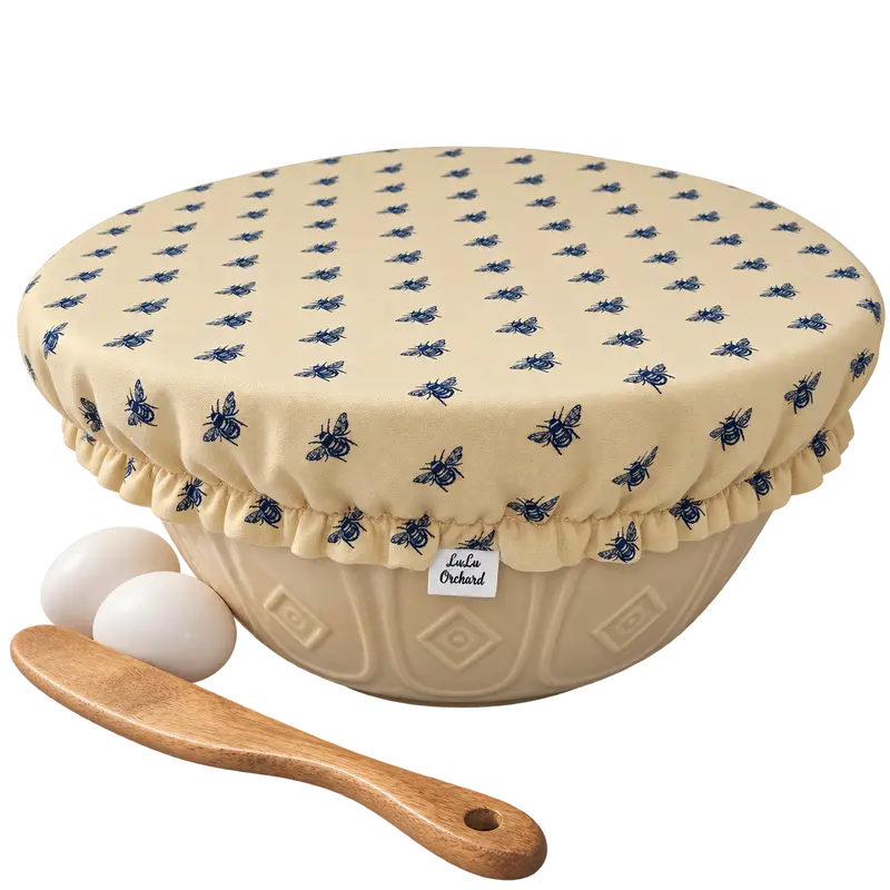 Large & XL Sourdough Bowl Cover, Reusable. Food-Safe Waterproof Lining, Eco-friendly, Sustainable, Prints
