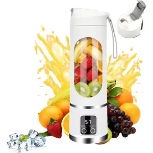 Portable Blender Personal Electric USB，500ML Portable juicer Shakes and Smoothies Blender，Small Blenders，Mixing，Compact、Convenient and Versatile.portable juicer shake.multimode juicer machine. digital multimode juicer. digital juicer blender