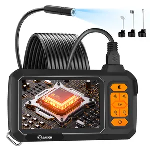 Endoscope Camera 4.3" IPS Screen 8 LED Lights IP67 Waterproof for Automotive Sewer Air Conditioning Inspection Ultra-HD 1920x1080P Real-Time Imaging - Car
