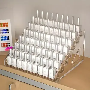 Transparent acrylic card display shelf organizer, Multi Grids Organizer, Work Organizer. Storage shelf shelf