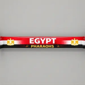 Unisex Egypt Flag Scarf - Lightweight Wrap Shawl, Flag Themed Scarves, Patriotic Style Scarves for Arabic Pride