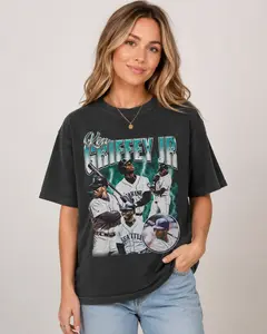 [Sale up to 50%] [Free Ship] KEN GRIFFEY Jr Baseball Vintage Unisex T-shirt, Baseball Shirt