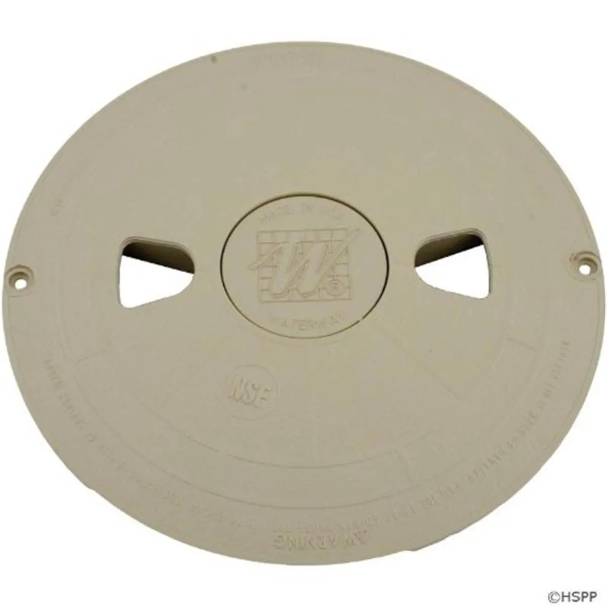 212 MAIN Renegade Pool Skimmer Lid Assembly - Beige, with Logo Print for Pool Maintenance