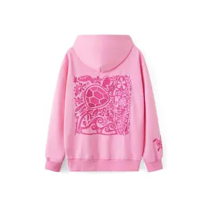 Women's Long Sleeve Pocket Casual Hoodie Sweatshirt with Sea Turtle Print Pink Y2K Pullover Fall Clothes Soft Comfortable Fabric  christmas gift
