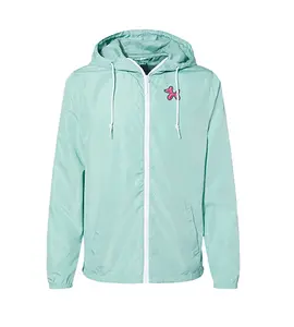 Original BLLN Dog - Aqua Lightweight Windbreaker Full-Zip