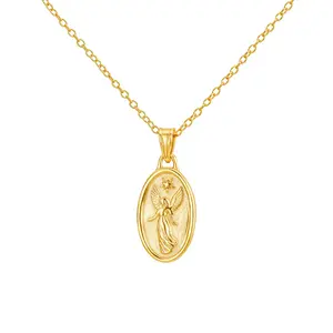 GABRIEL ENGRAVED NECKLACE (925 SILVER)