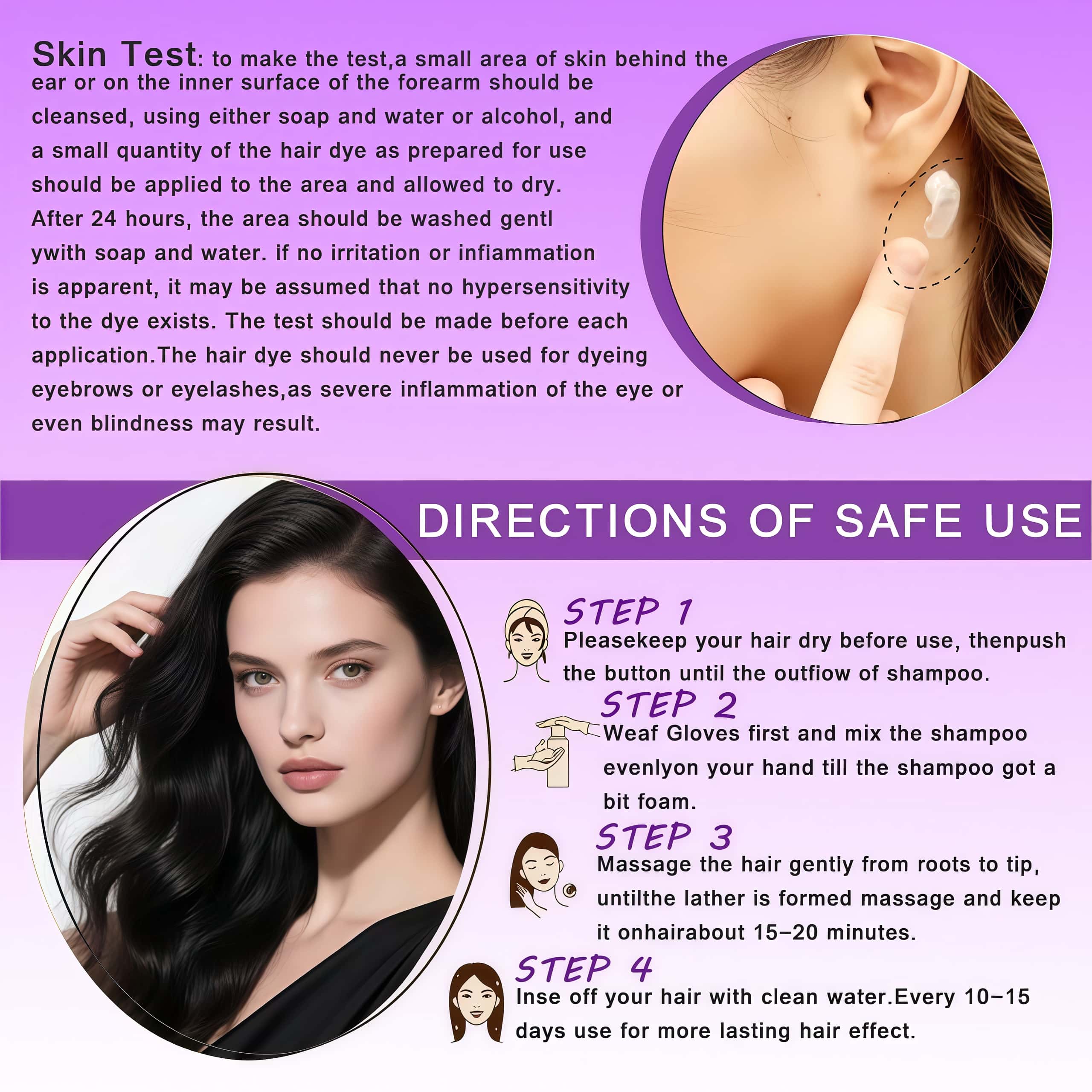 ROZINO Vibrant Pump Hair Dye | Easy At-Home Hair Color | 4 Stunning Shades (6.8 fl oz) ROZINO Vibrant Pump Hair Dye | Easy At-Home Hair Color | 4 Stunning Shades (6.8 fl oz)