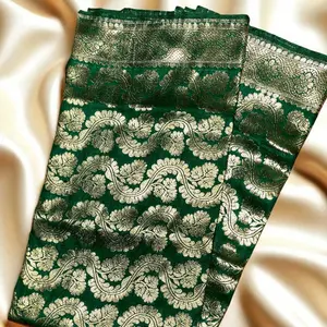 Afghani Traditional Shawl-e-Nikah | Shawl-e-Aroos | Banarasi Green Wedding Shawl for Shirni Khori & Bridal Events