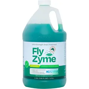 Fly-Zyme, Highly Concentrated Enzyme Drain Cleaner for Pipes & Citronella Scented   Degrader & Odor Neutralizer, 1 Gallon