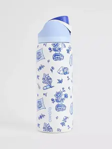 Owala UO Exclusive Delft Cat FreeSip 32oz Water Bottle