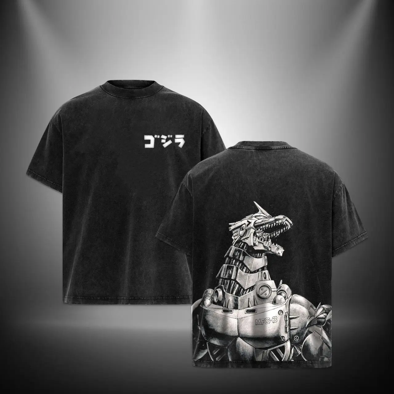 Mecha Godzilla Special edition Retro Vintage Menswear Gift movie fans Top Apparel Classic Oversized Seamless Simple Straight Man Clothes Cotton designer shirts Movie Shirt, graphic tees, men gifts, ,Graphic Streetwear T-shirt gift  for  all