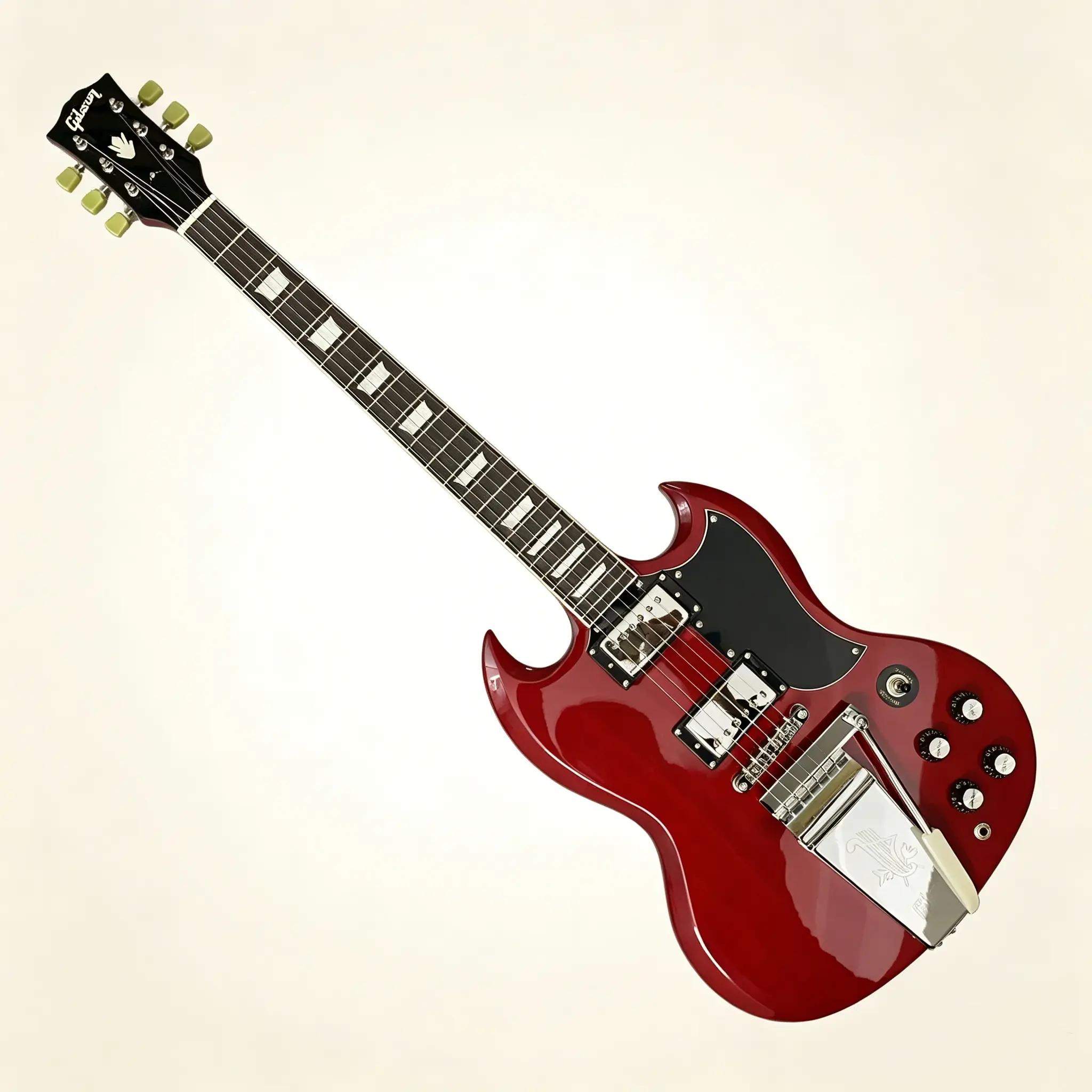 SG Guitar,Tremolo System , Solid Mahogany Body, Rosewood Fretboard, 22 Frets, Chrome Hardware